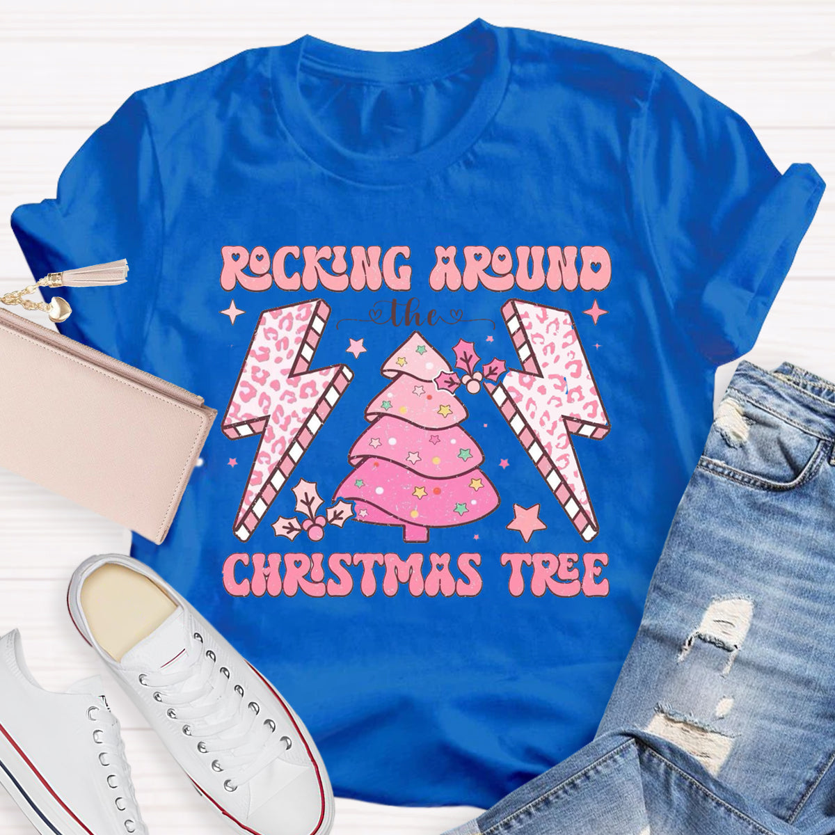 Rock Round The Classroom Tree Teacher T-Shirt