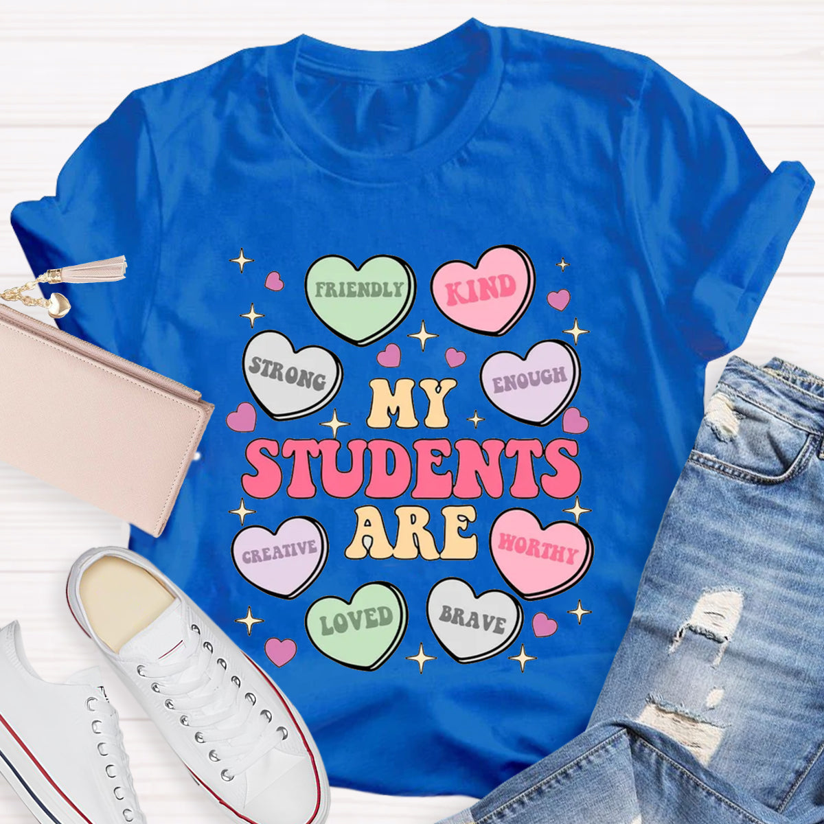 My Students Are Brave Loved Teacher T-Shirt