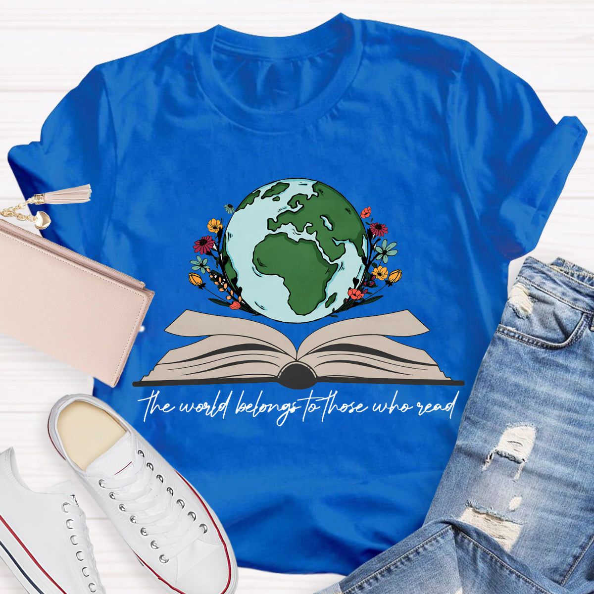 The World Belongs To Those Who Read Teacher T-Shirt