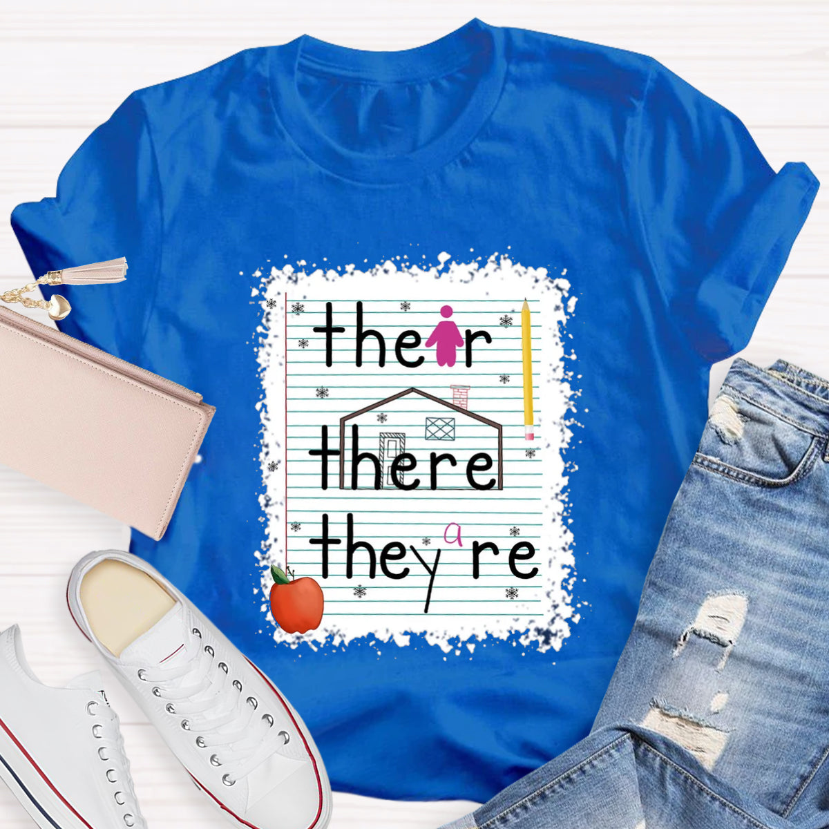 Their There They Are Teacher T-Shirt