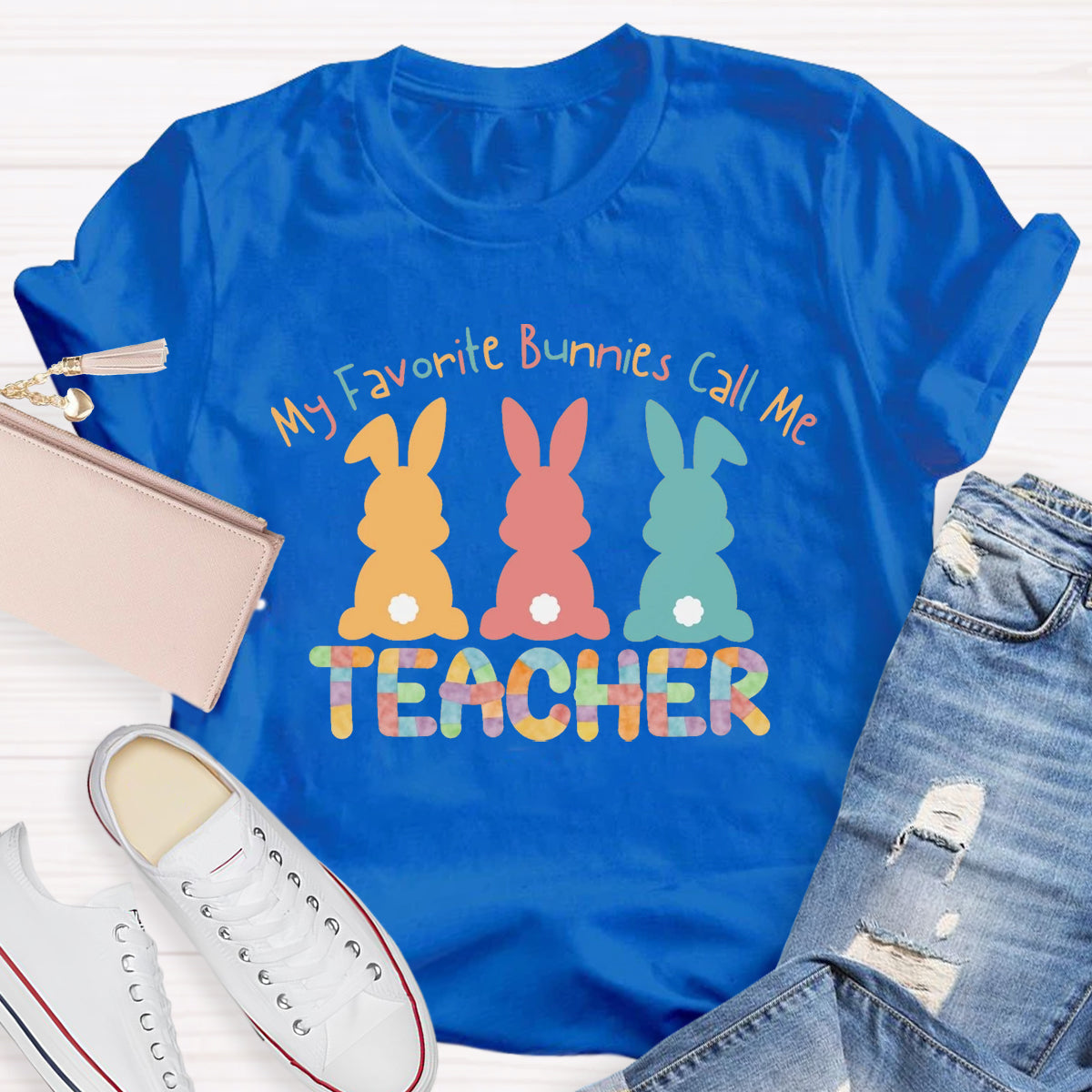 My Favorite Bunnies Call Me Teacher T-Shirt