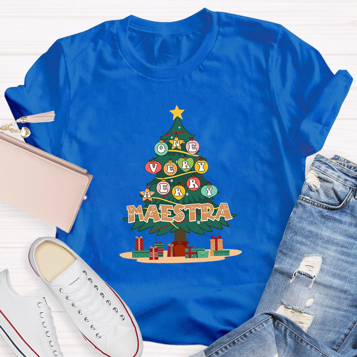 One Very Merry Maestra Teacher T-Shirt