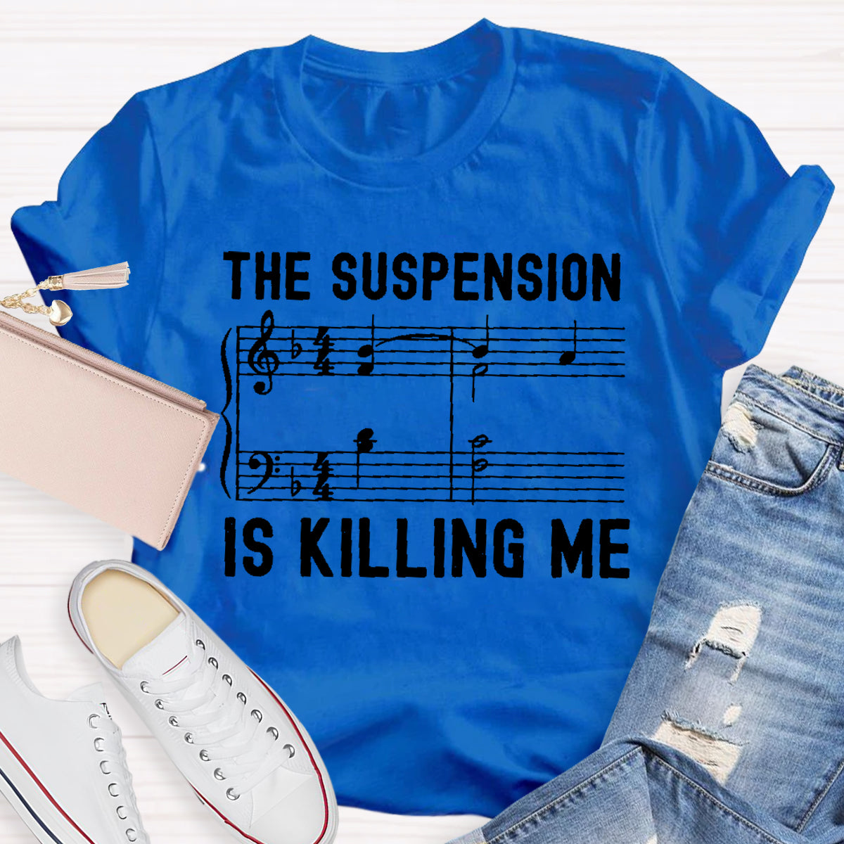 The Suspension Is Killing Me Math Teacher T-Shirt