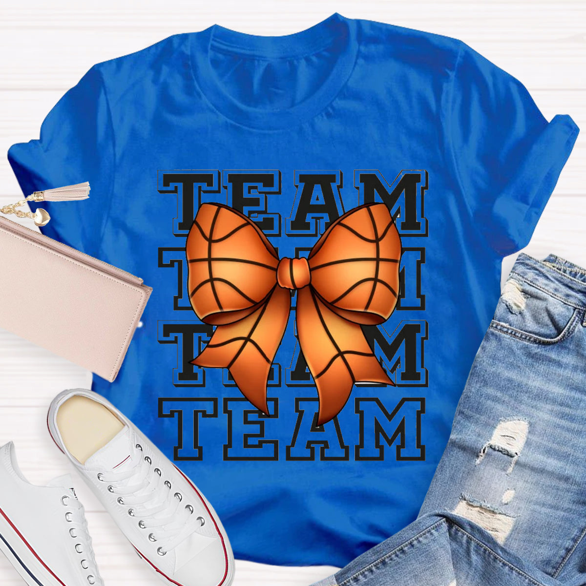 Game Day Team Bow Teacher T-Shirt