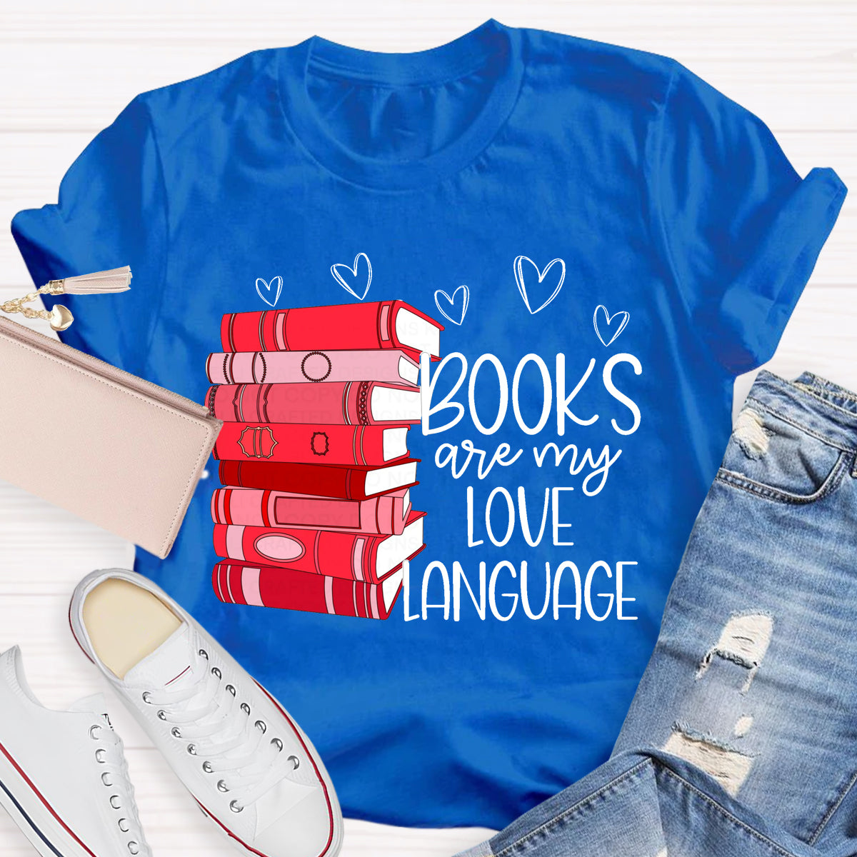 Books Are My Love Language T-Shirt