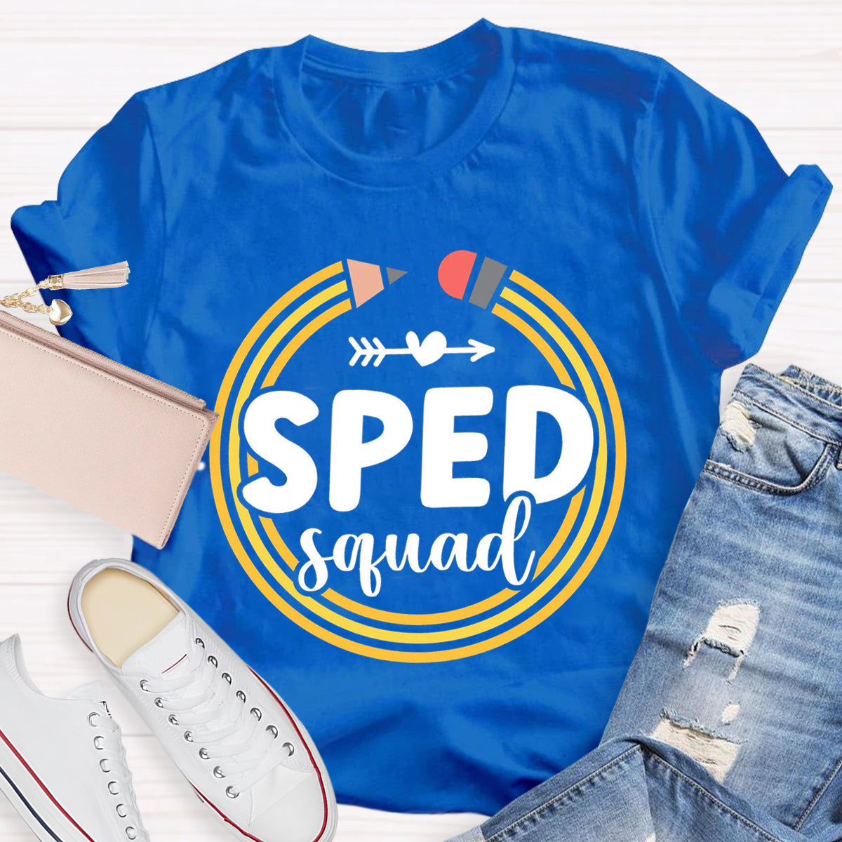 Sped Squad Pencil Teacher T-Shirt