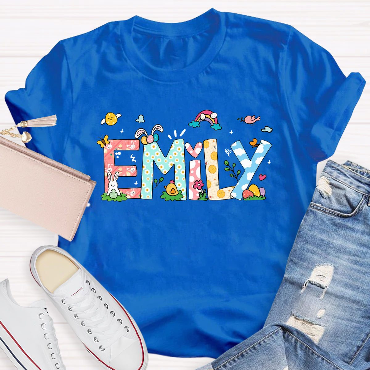 Personalized Name Easter Emily T-Shirt