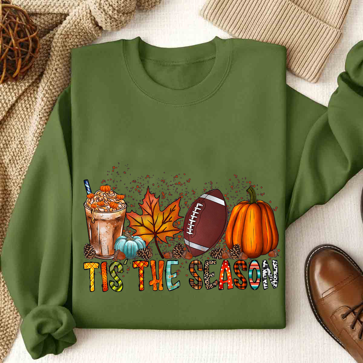 Tis The Season Fall Vibes Sweatshirt