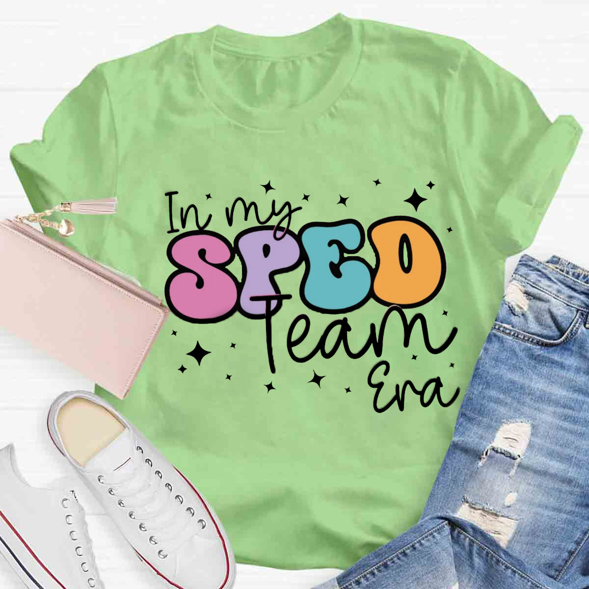 In My Sped Team Era Teacher T-Shirt