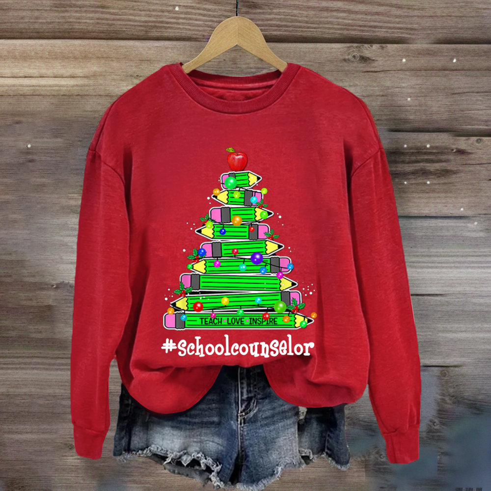 Personalized Position Of School Pencil Tree Sweatshirt