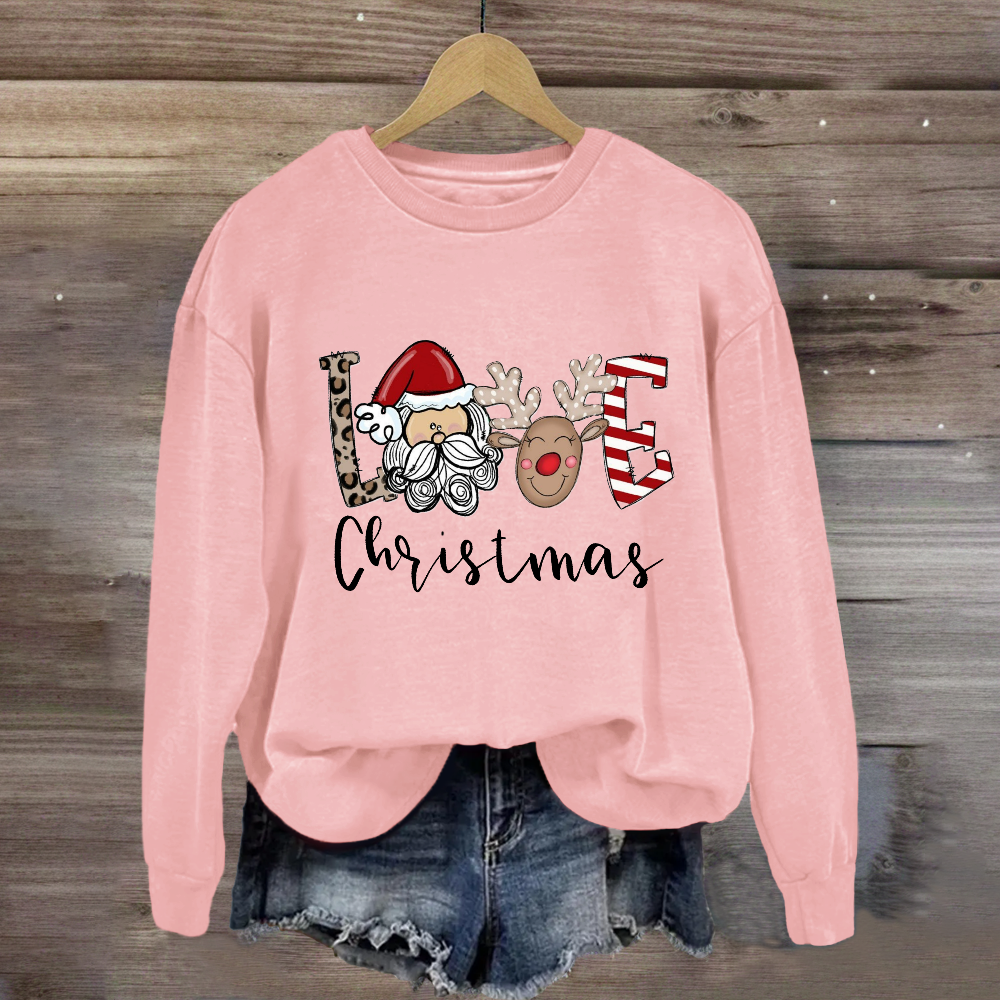 Christmas Santa Claus LoveSweatshirt