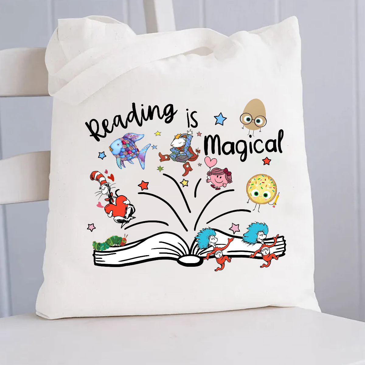 Reading Is Magical Children's Books Canvas Tote Bag