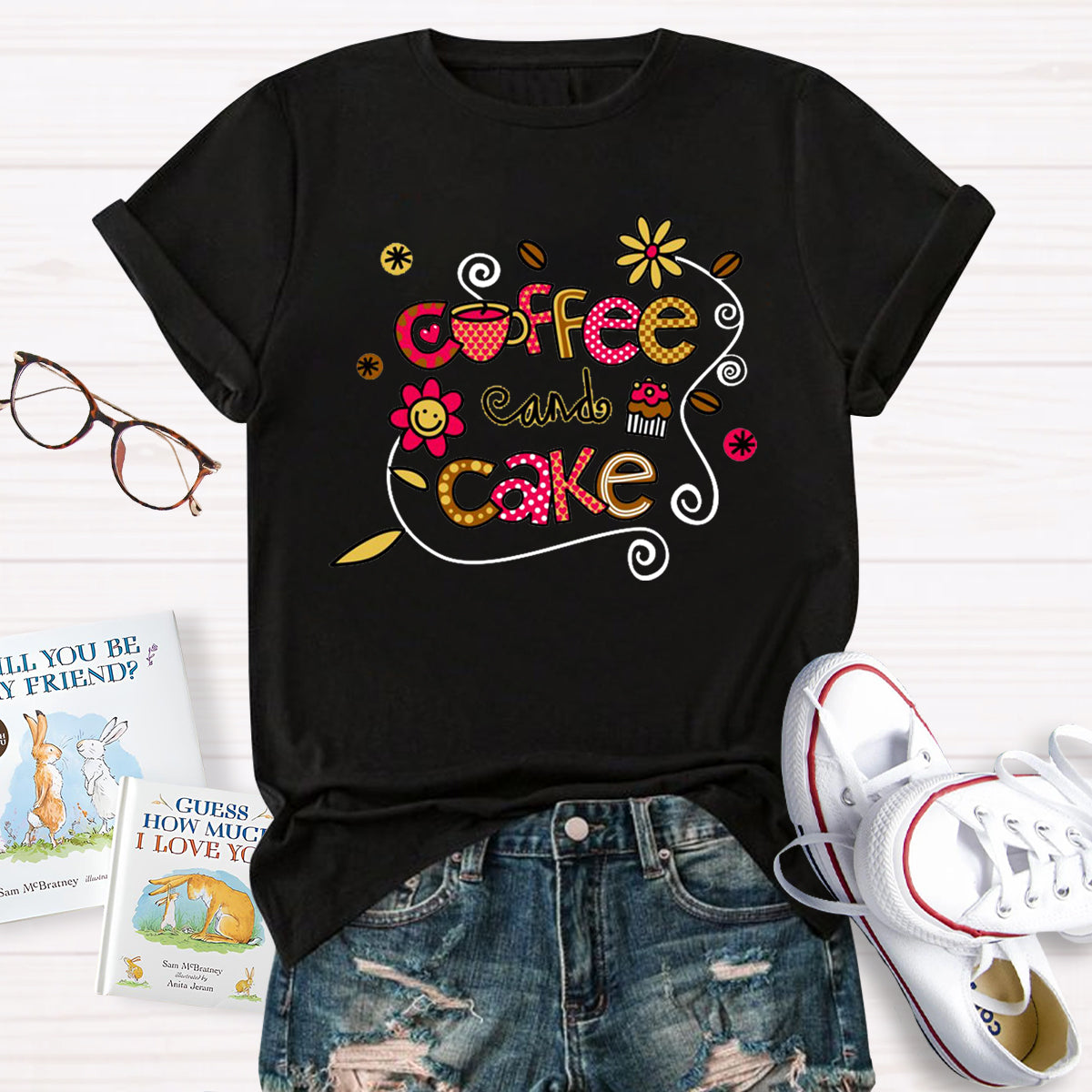 Coffee And Cake Happy Holiday T-Shirt