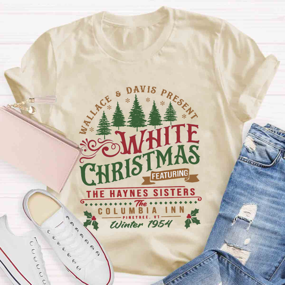 White Christmas Columbia Inn T-Shirt