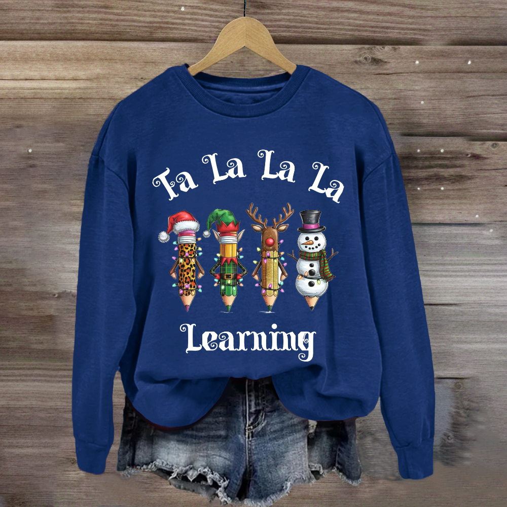 Christmas Pencil Learning Sweatshirt