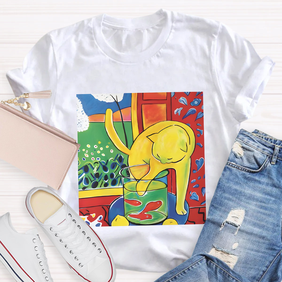 Cat In The Fish Tank T-Shirt