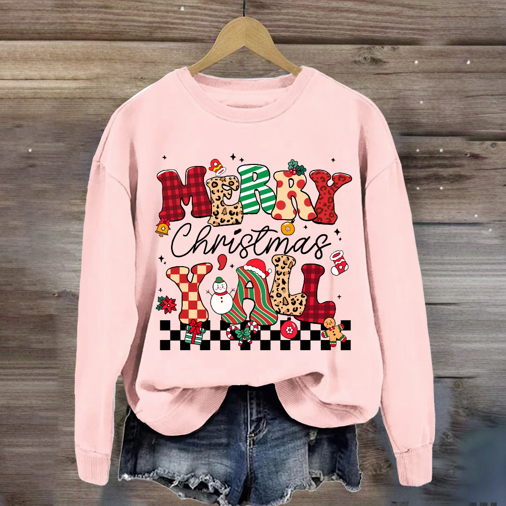 Merry Christmas Y'all  Sweatshirt