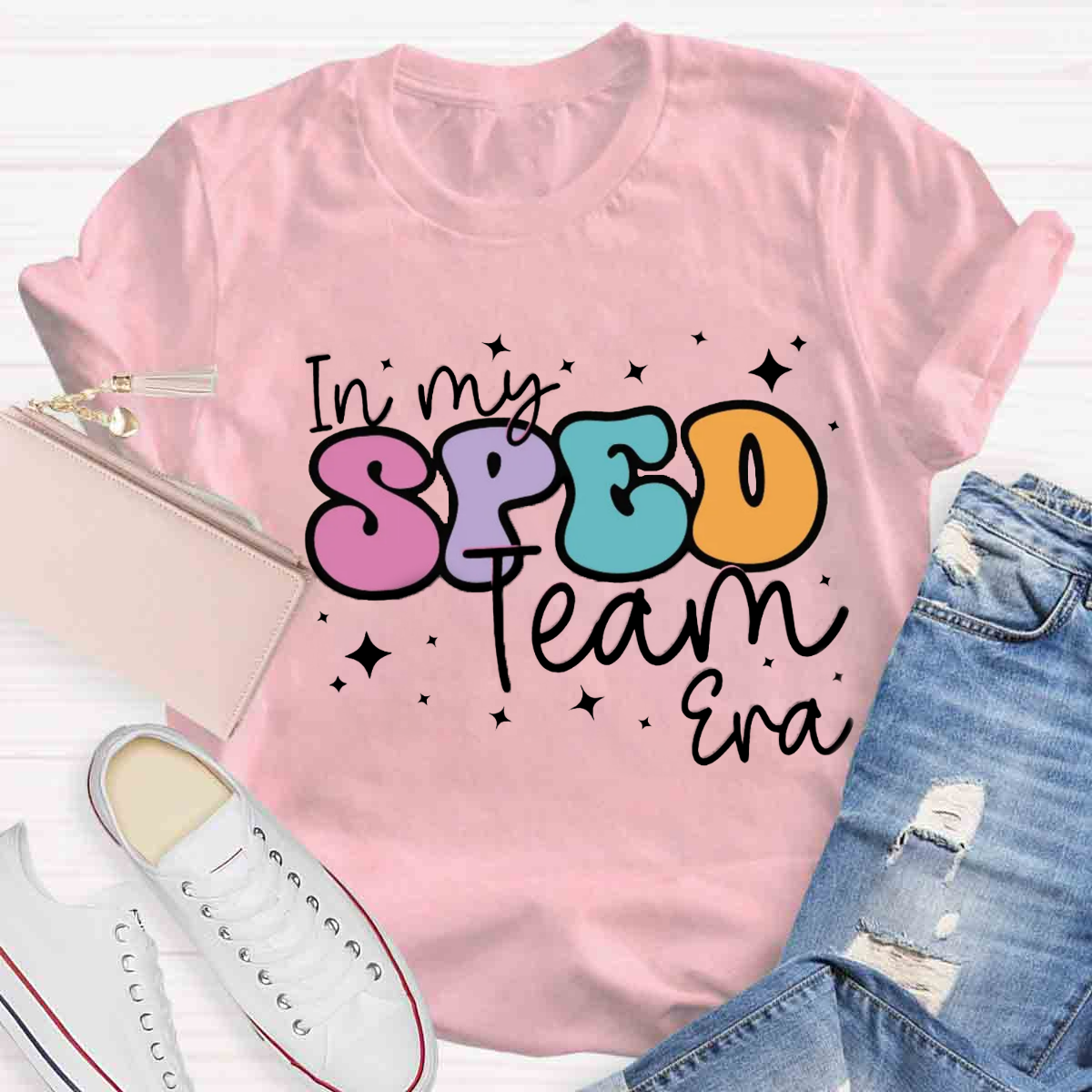 In My Sped Team Era Teacher T-Shirt