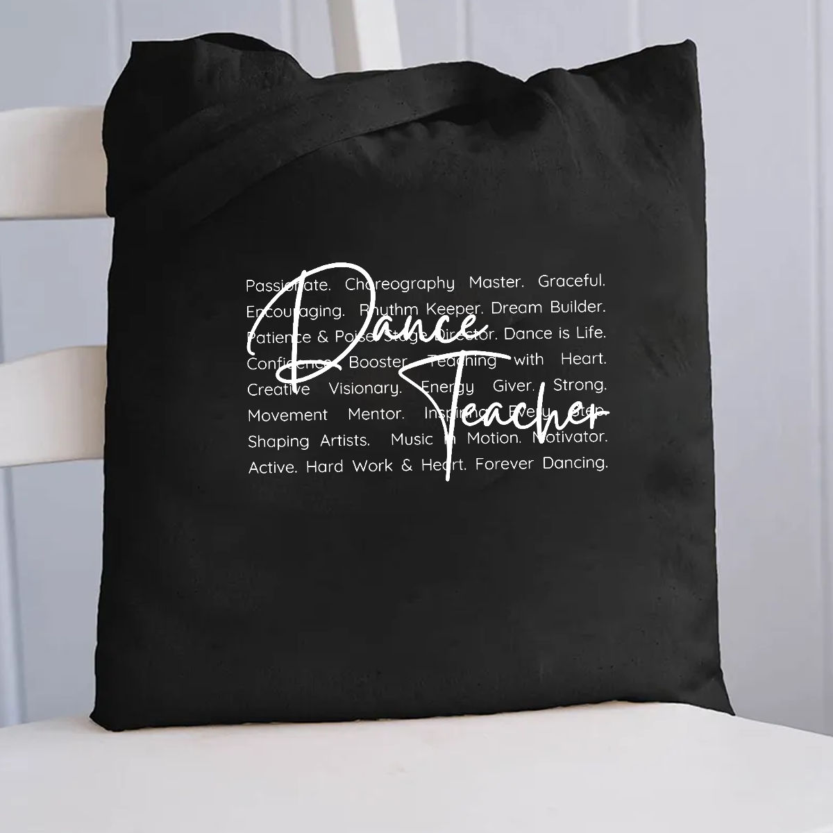Dance Teacher Graceful Canvas Tote Bag