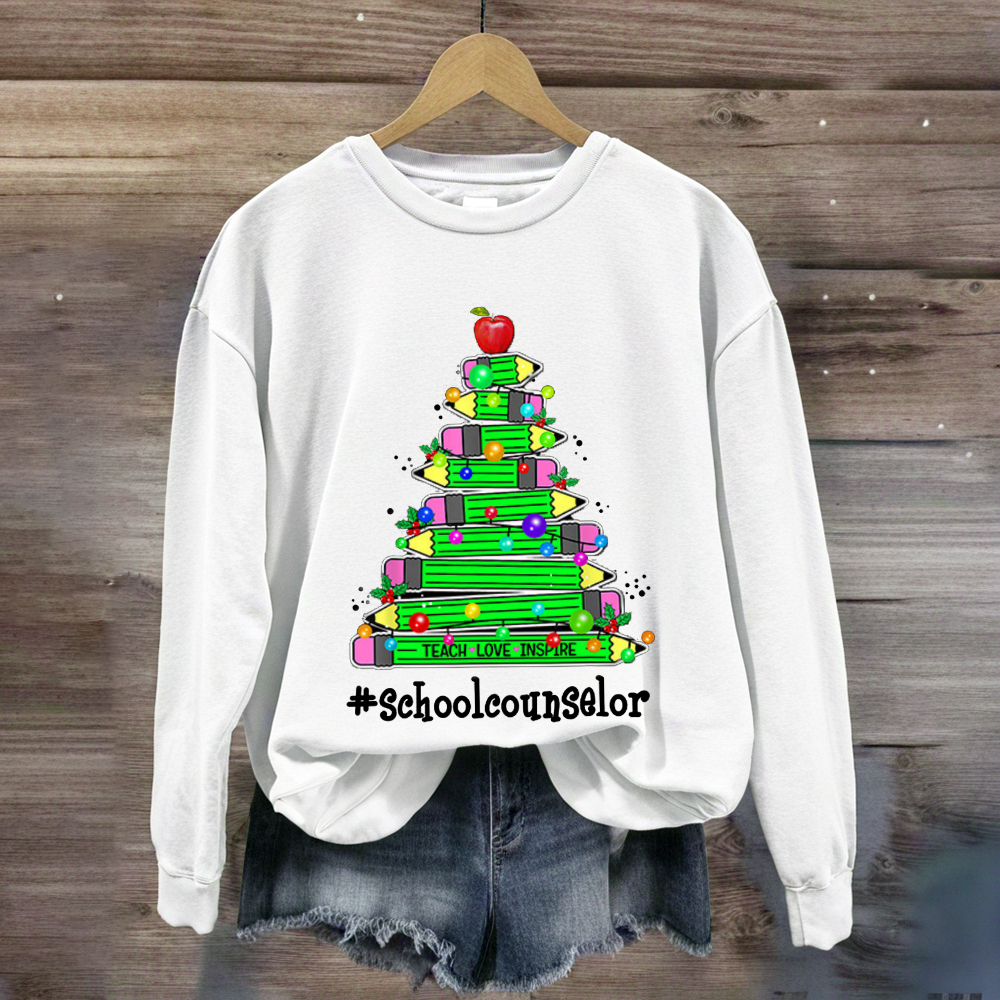 Personalized Position Of School Pencil Tree Sweatshirt