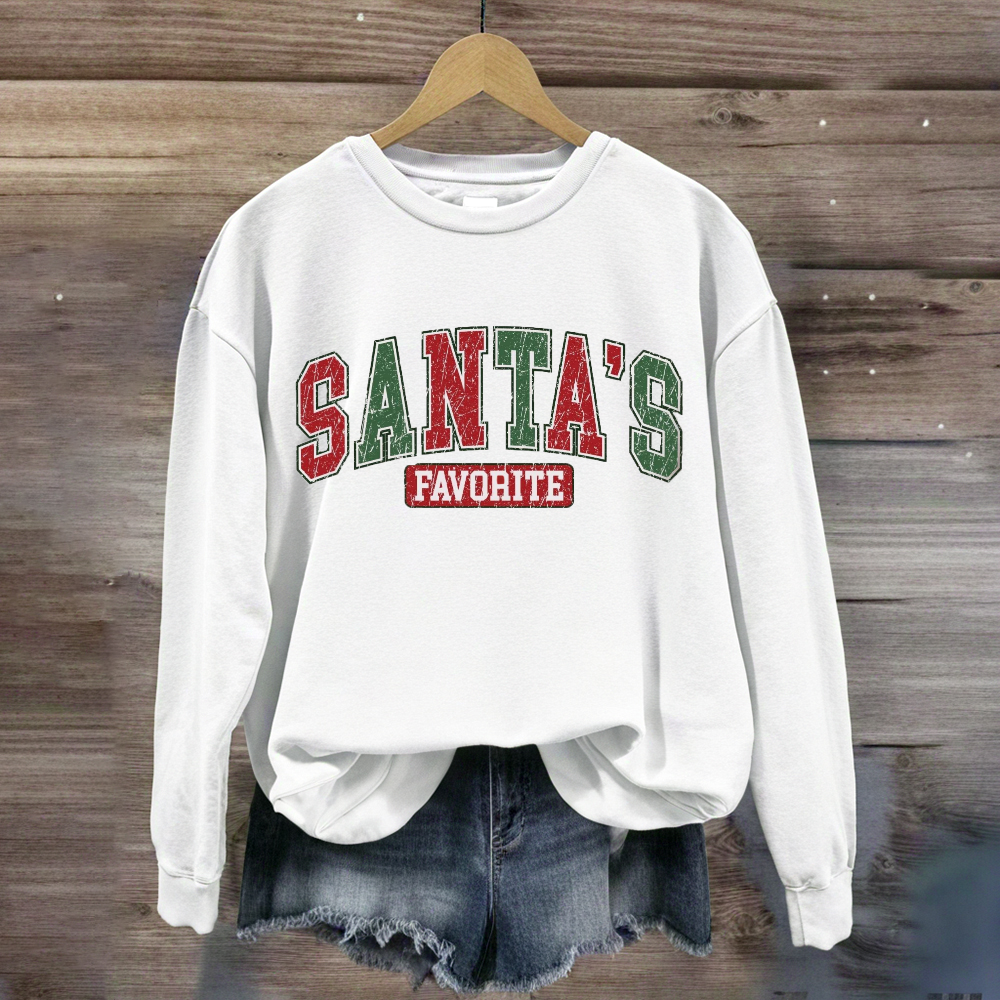 Santa's Favorite Retro Sweatshirt