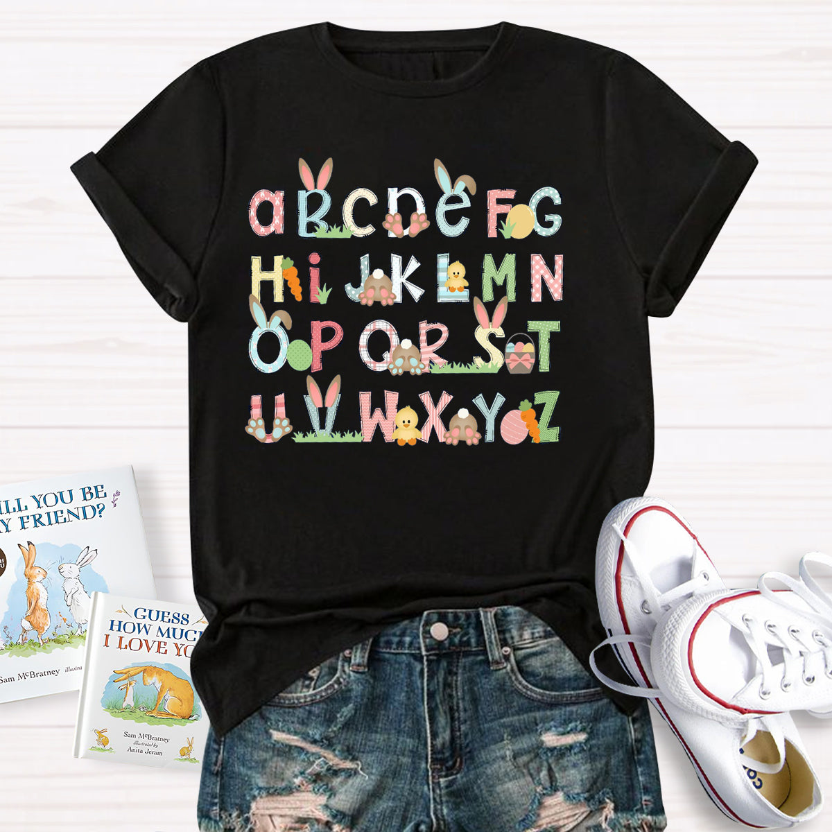 Easter Bunny Alphabet T-Shirt