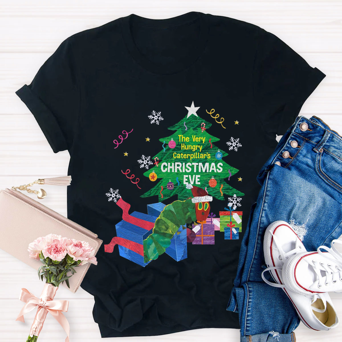 The Very Hungry Caterpillar's Christmas Eve T-Shirt