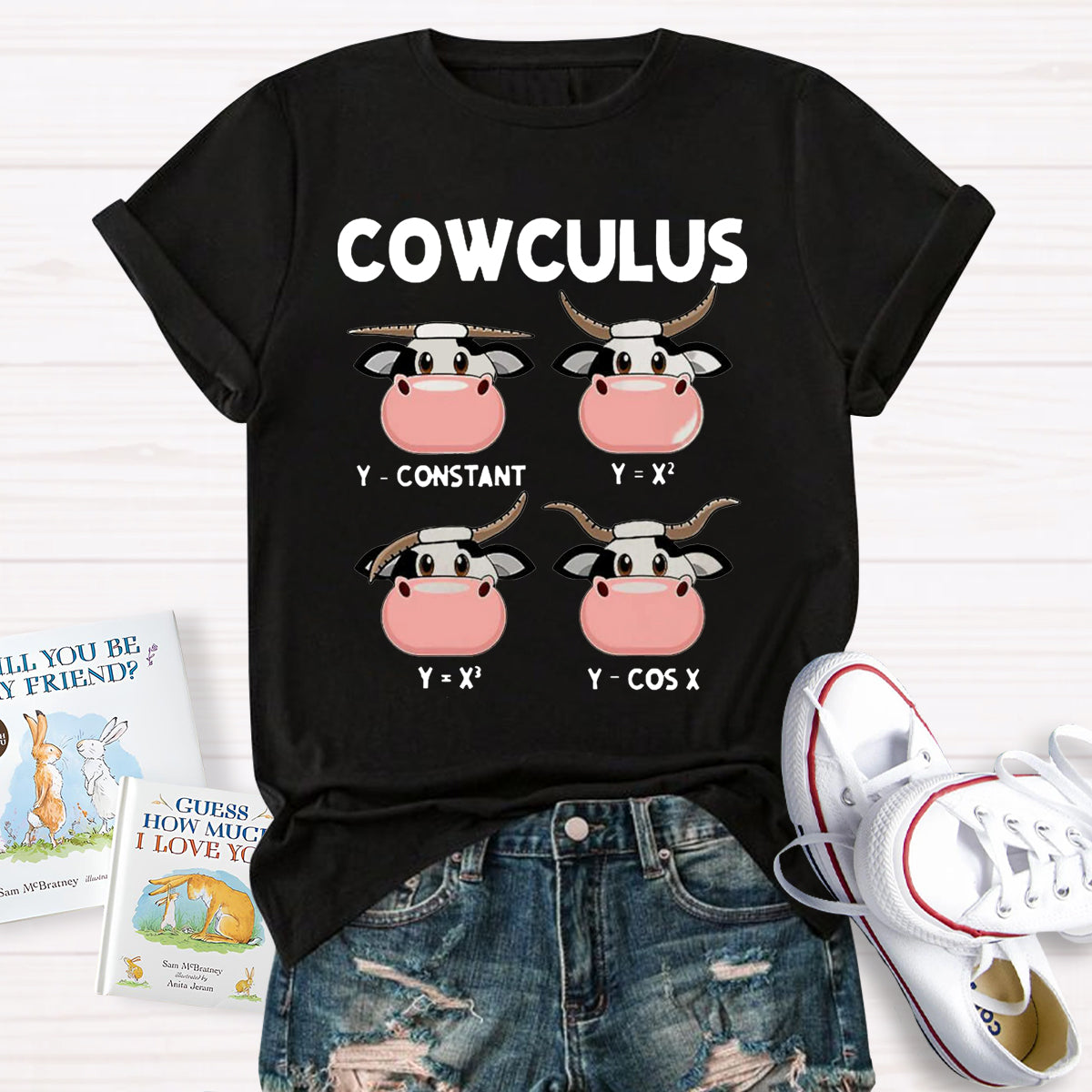 Cowculus  Math Teacher T-Shirt