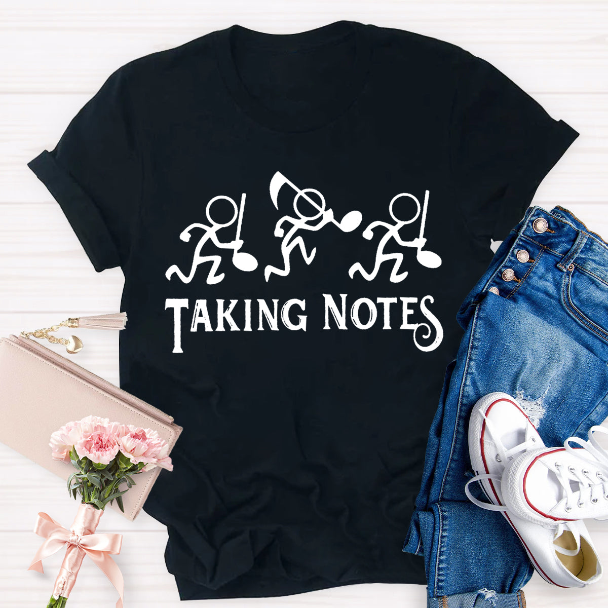 Taking Notes Music Teacher T-Shirt