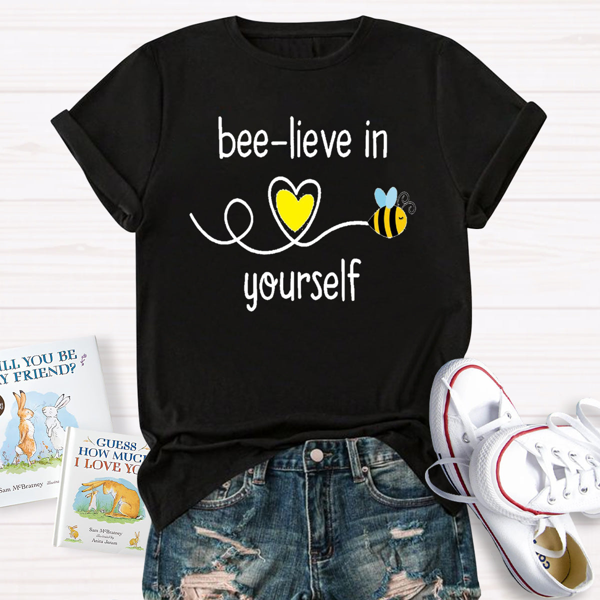 Bee-lieve In Yourself Teacher T-Shirt