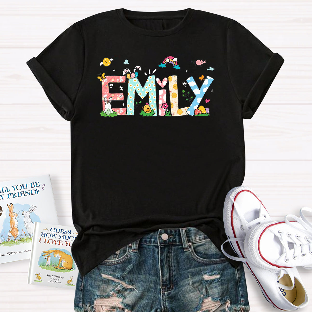 Personalized Name Easter Emily T-Shirt