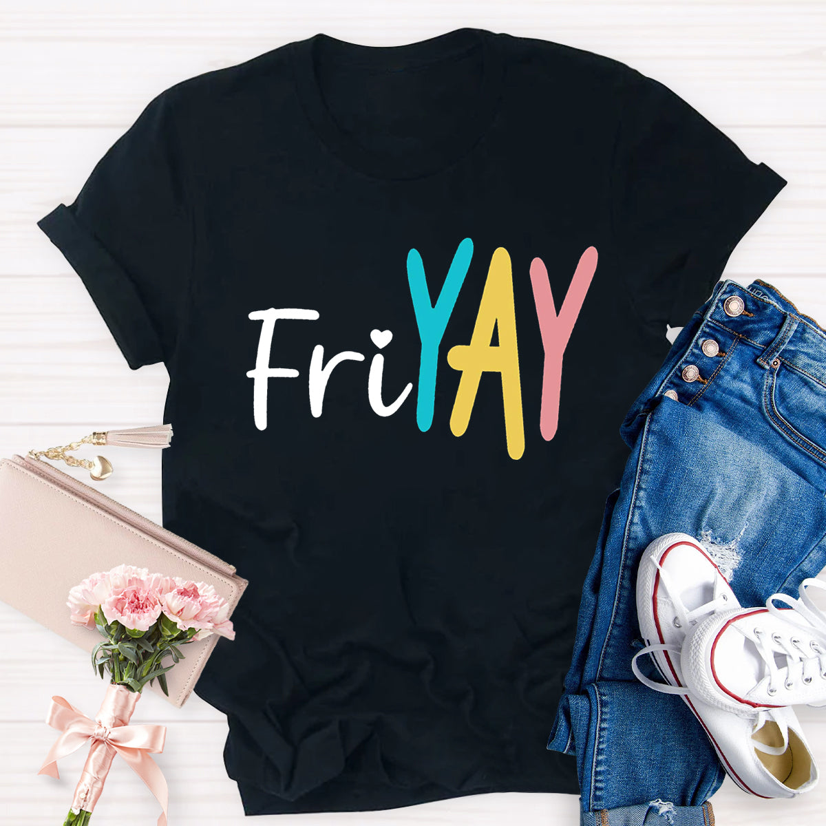 Yay Friyay Teacher T-Shirt