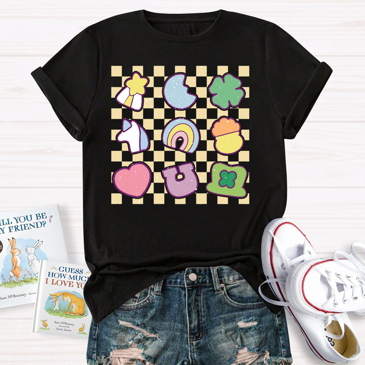 Checkered Lucky Charms T-Shirt