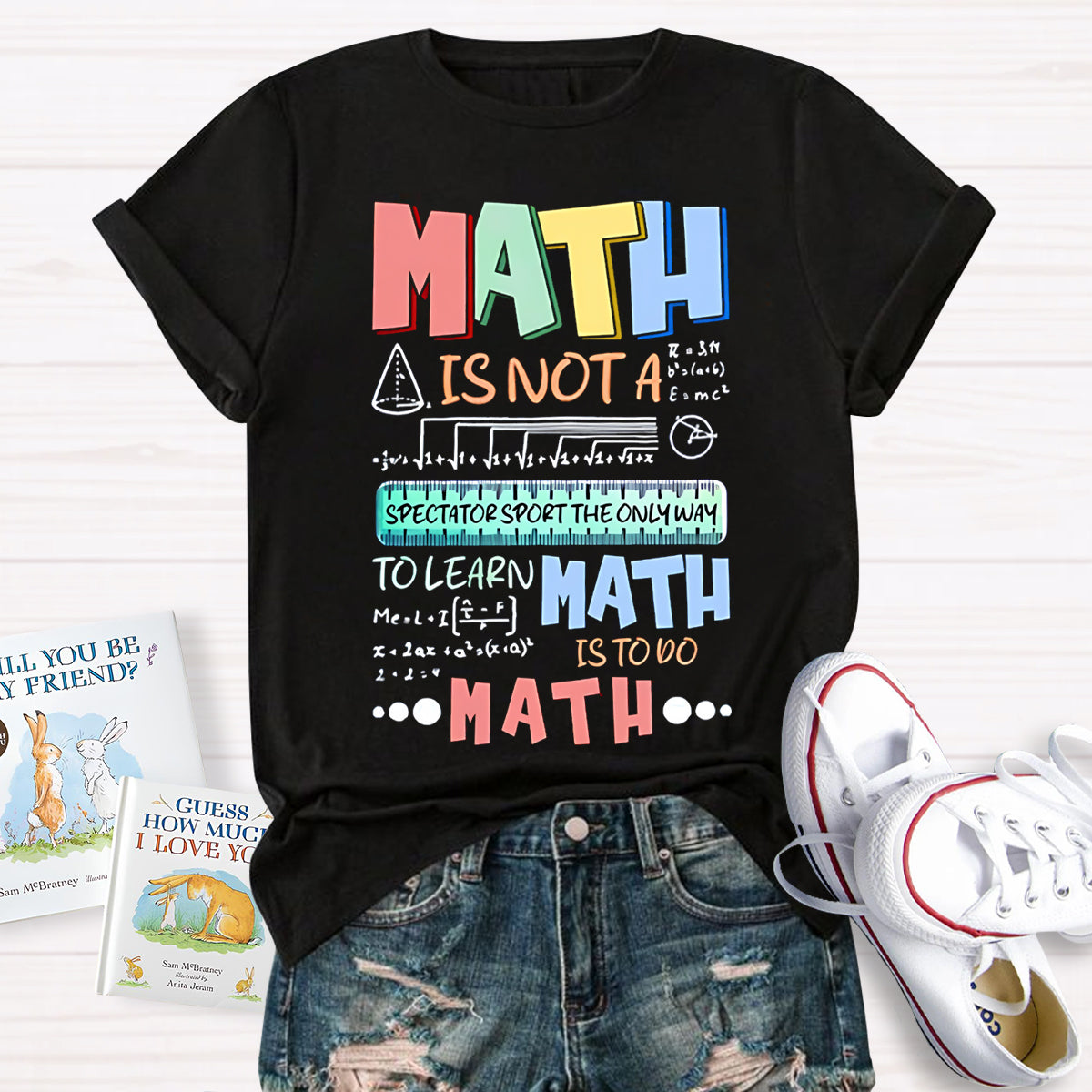 Math Is Not A Spectator Teacher T-Shirt