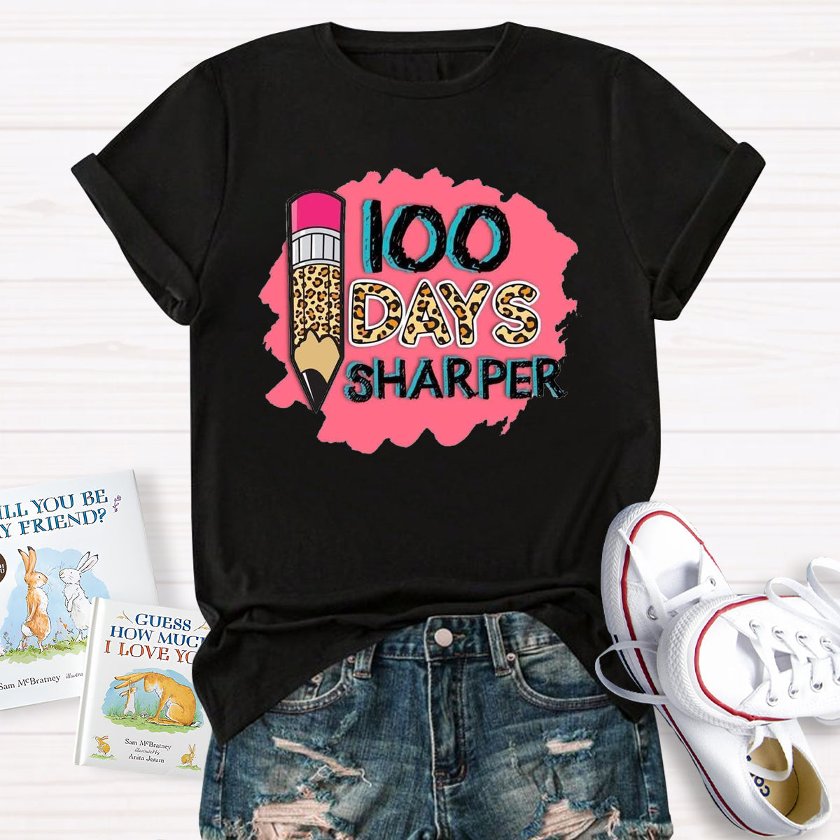 100 Days Sharper Teacher T-Shirt