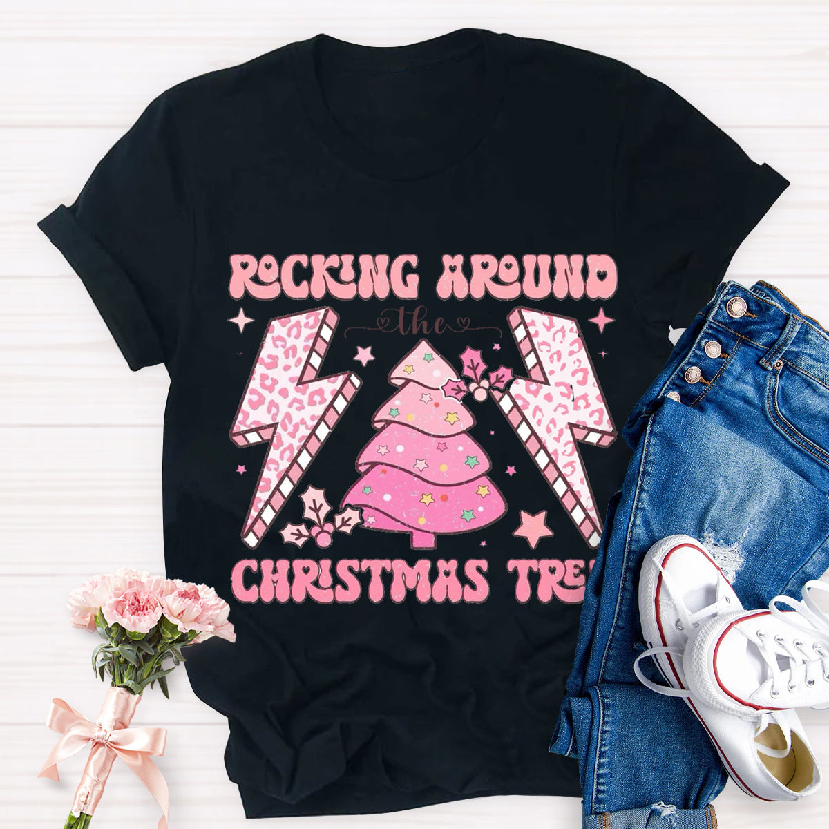 Rock Round The Classroom Tree Teacher T-Shirt