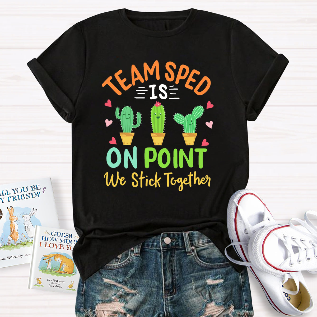 Team Sped Is On Point We Stick Together T-Shirt