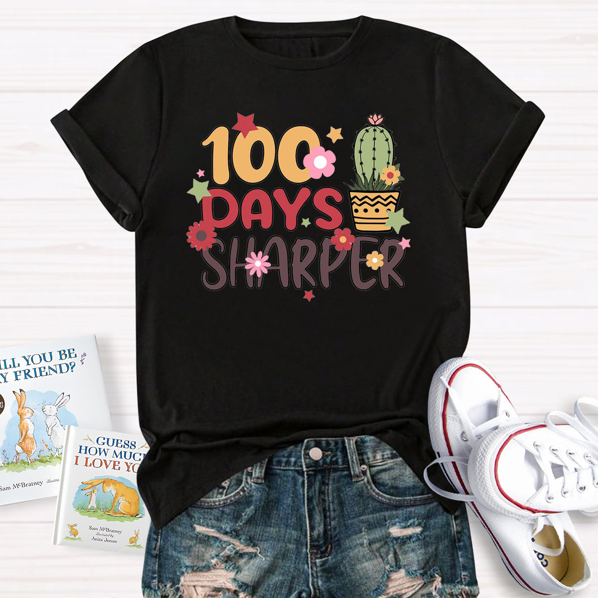 100 Days Sharper Teacher T-Shirt