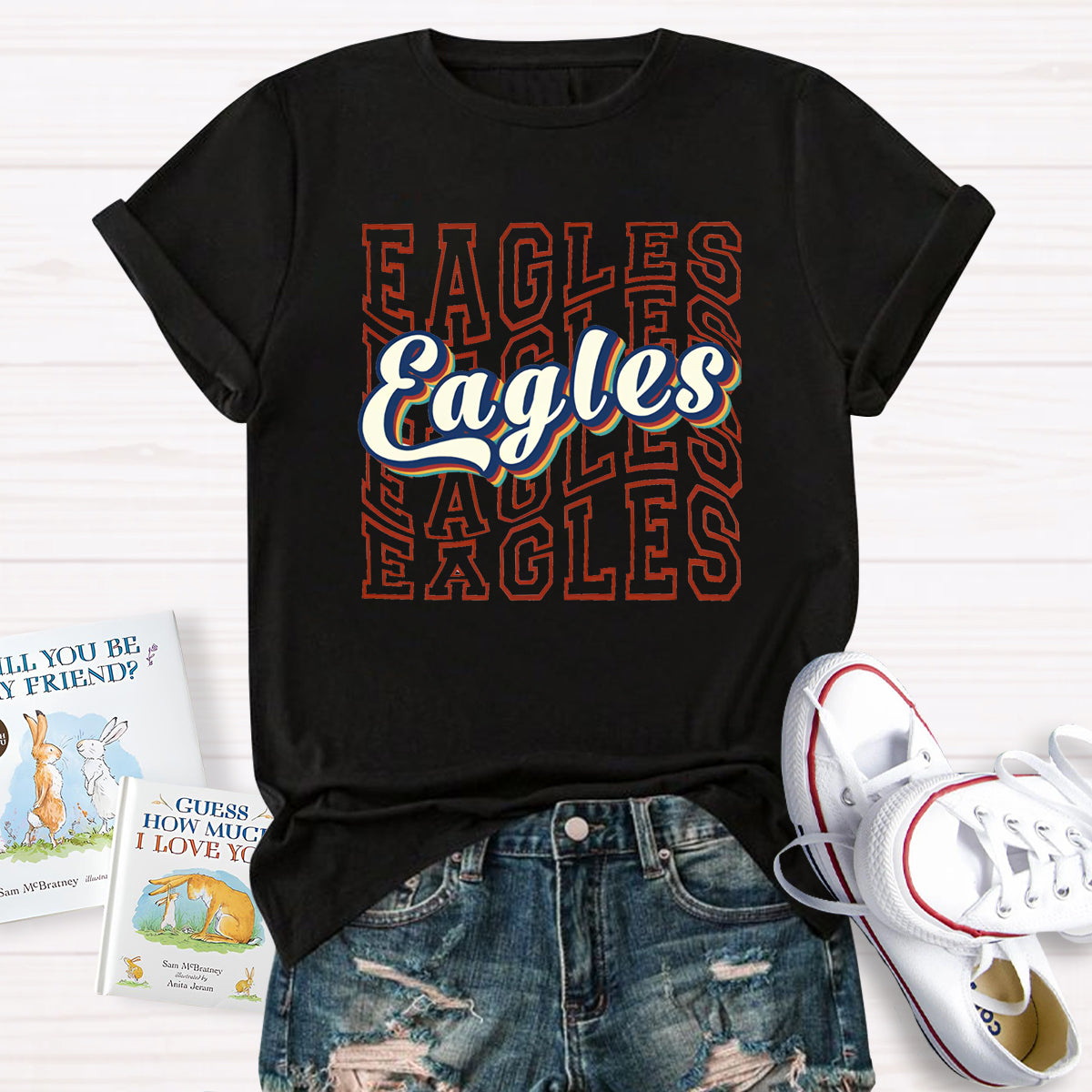 Personalized School Spirits Mascot T-Shirt