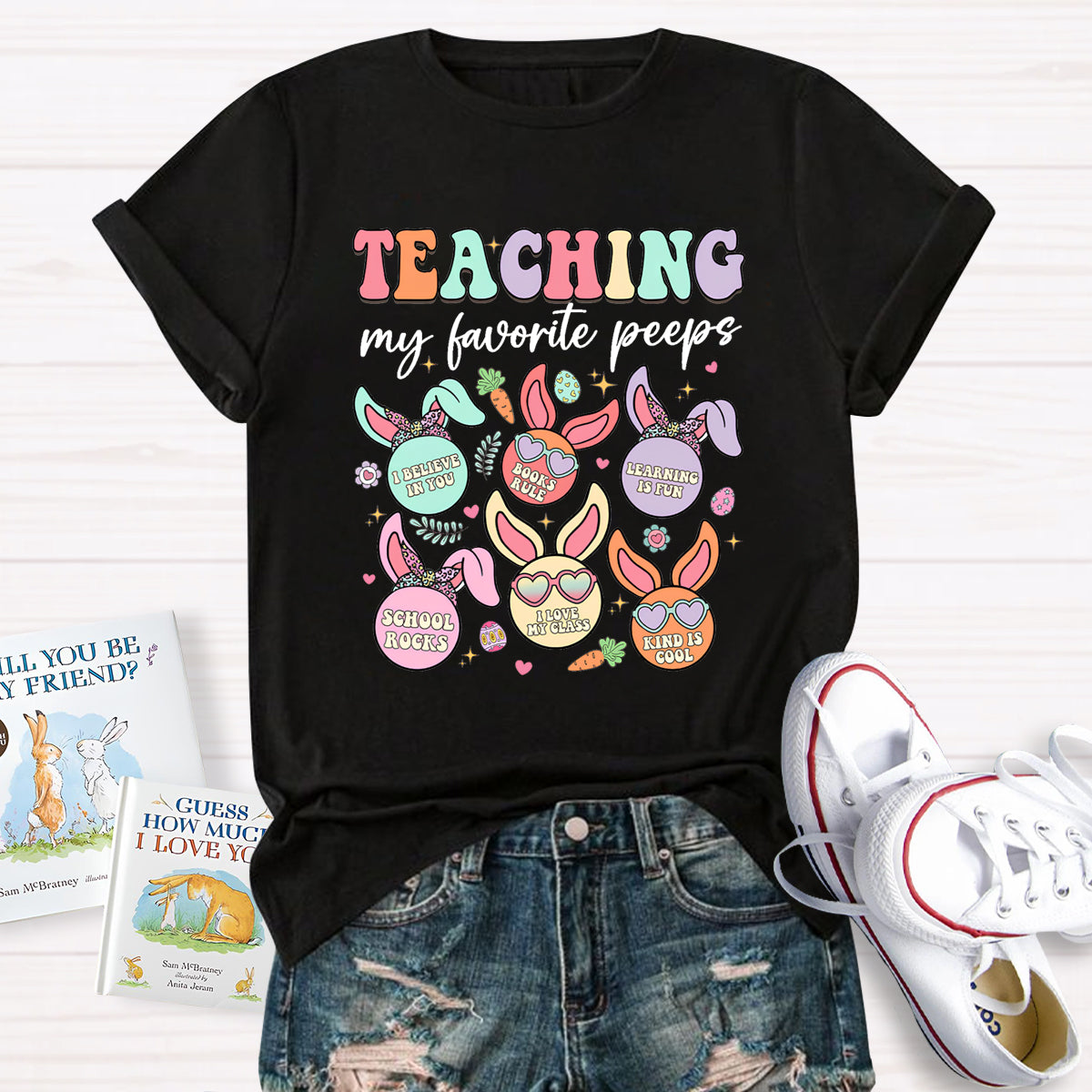 Teaching My Favorite Peeps School Rocks T-Shirt