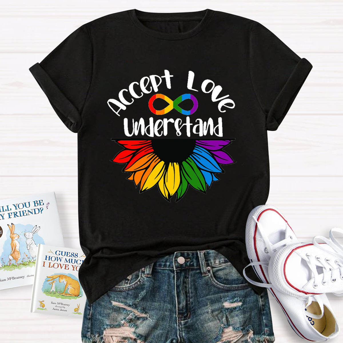 Accept Love Understand Sunflower T-Shirt