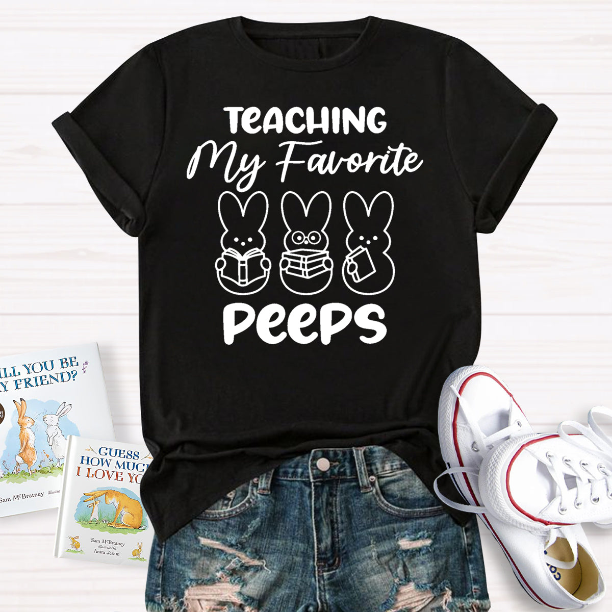 Teaching My Favorite Peeps Teacher T-Shirt