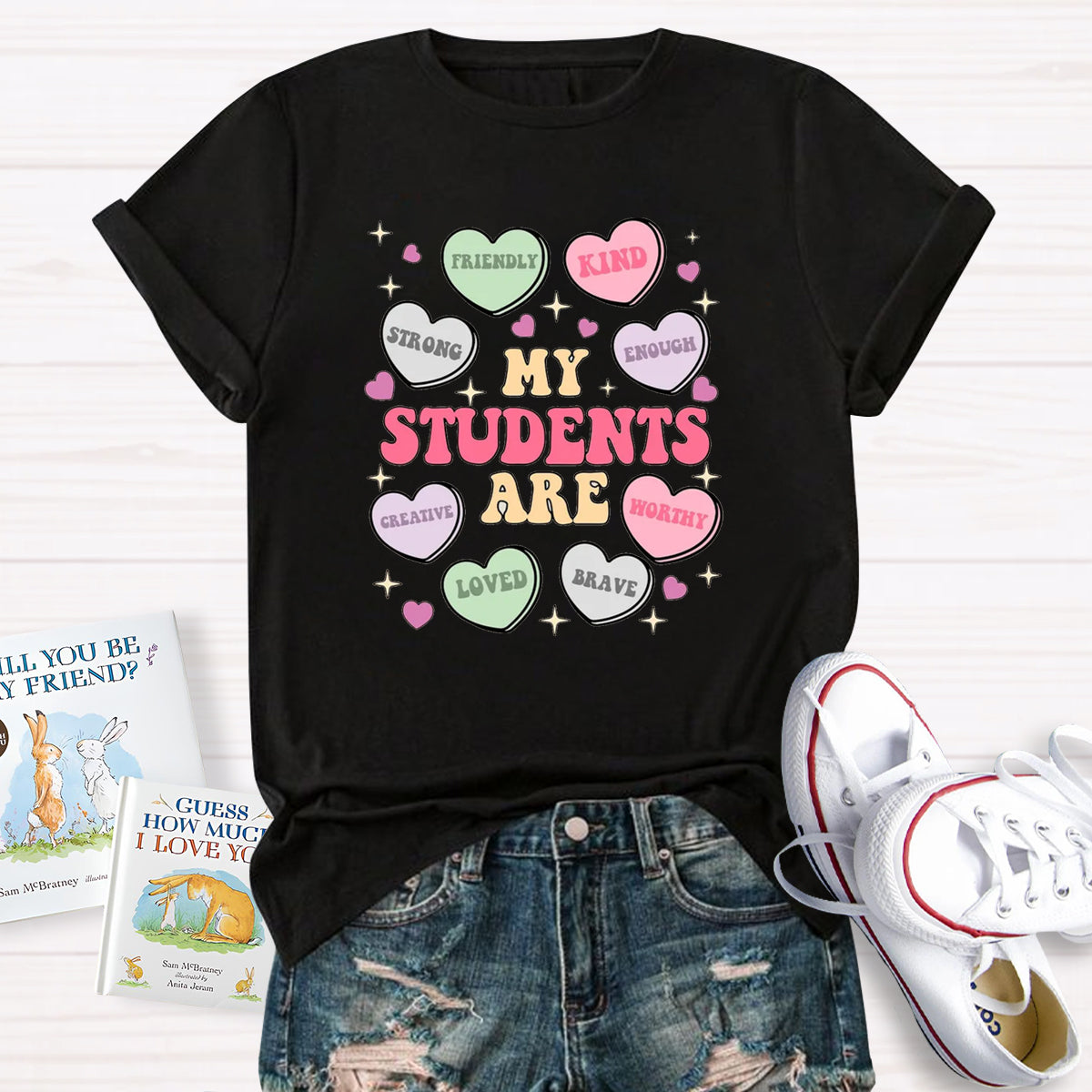 My Students Are Brave Loved Teacher T-Shirt