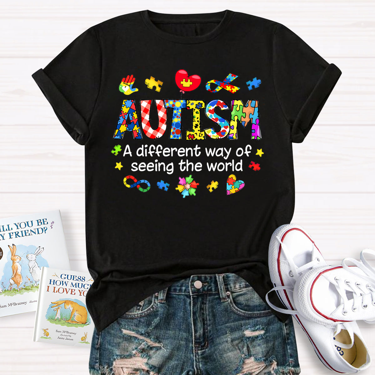 Autism A Different Way Of Seeing The World T-Shirt