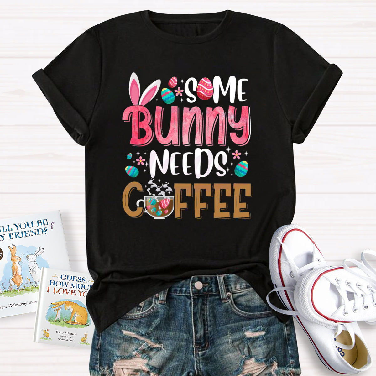 Some Bunny Needs Coffee T-Shirt