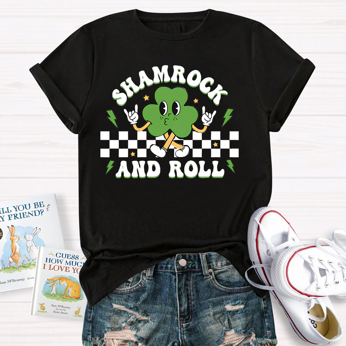 Shamrock And Roll  T-Shirt