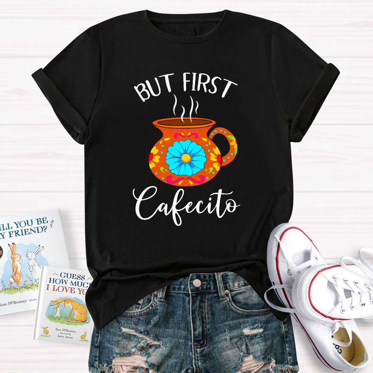 But First Cafecito Spanish Teacher T-Shirt