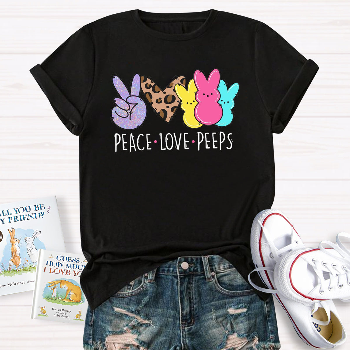 Peace Love Peeps T-Shirt