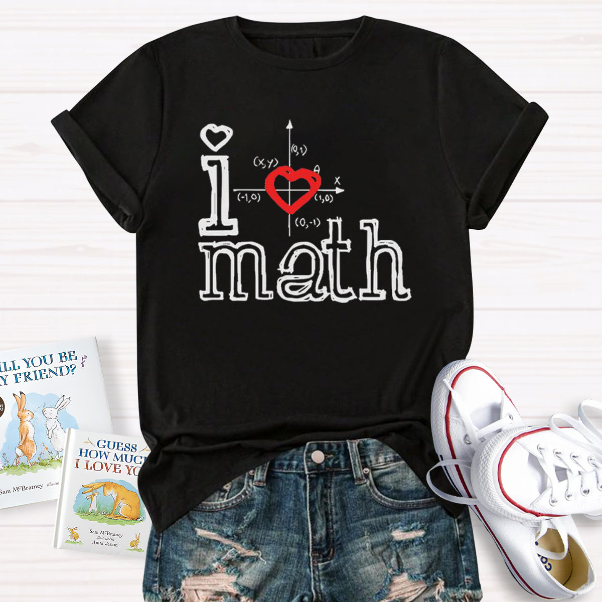 I Love Math Teacher T-Shirt