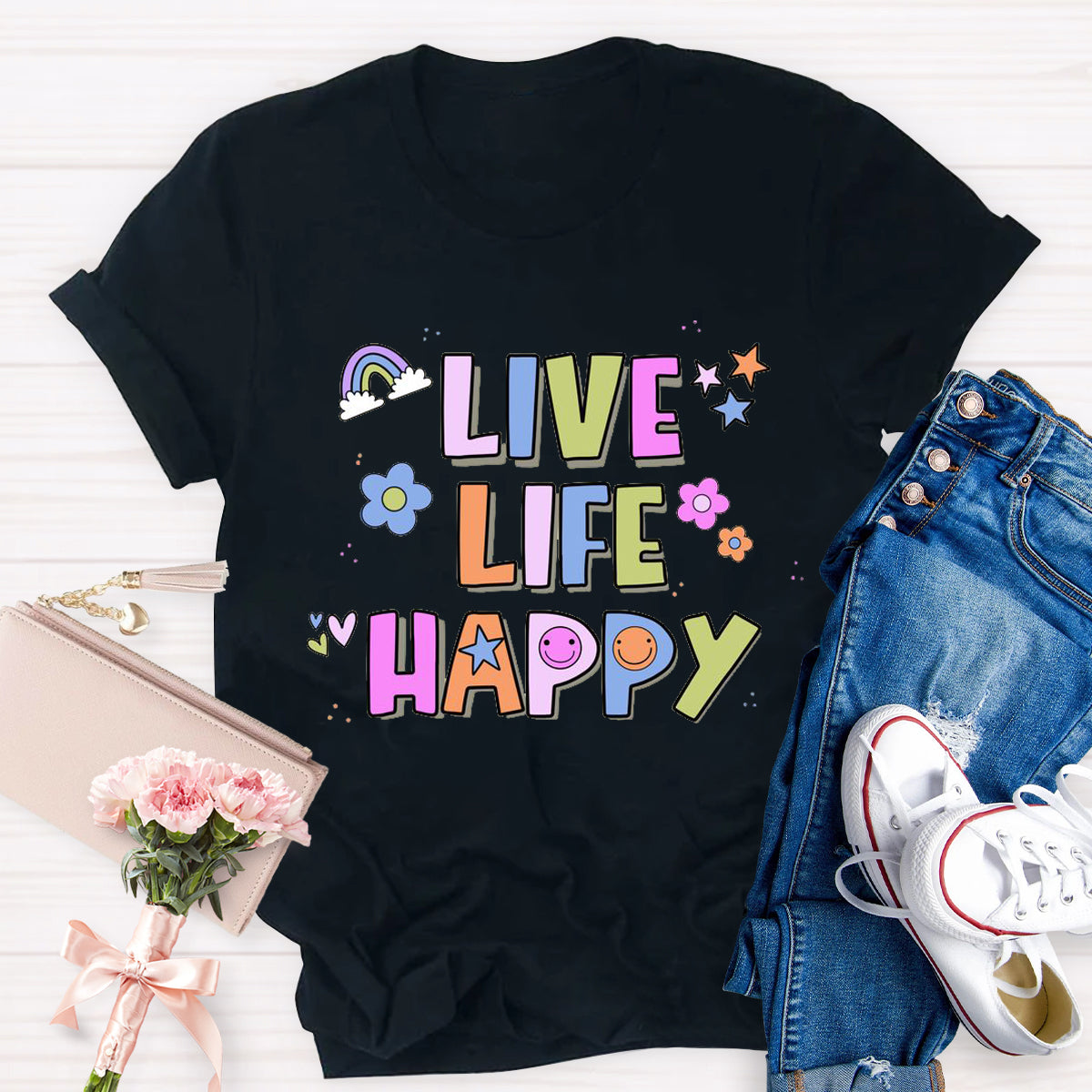 Live Life Happy T-Shirt